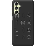 Черный чехол BoxFace Samsung Galaxy A24 (A245) Minimalistic