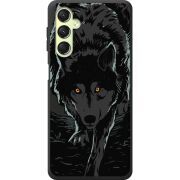 Черный чехол BoxFace Samsung Galaxy A24 (A245) Wolf