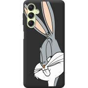 Черный чехол BoxFace Samsung Galaxy A24 (A245) Lucky Rabbit