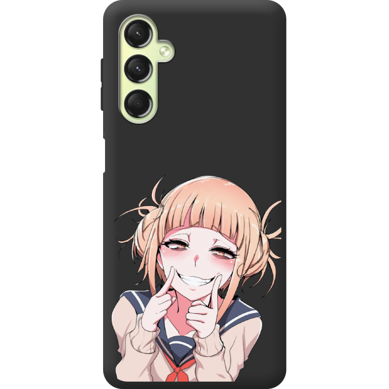 Черный чехол BoxFace Samsung Galaxy A24 (A245) Himiko Toga Smile