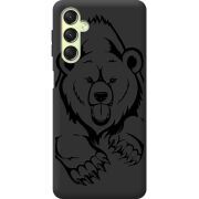 Черный чехол BoxFace Samsung Galaxy A24 (A245) Grizzly Bear