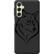 Черный чехол BoxFace Samsung Galaxy A24 (A245) Wolf