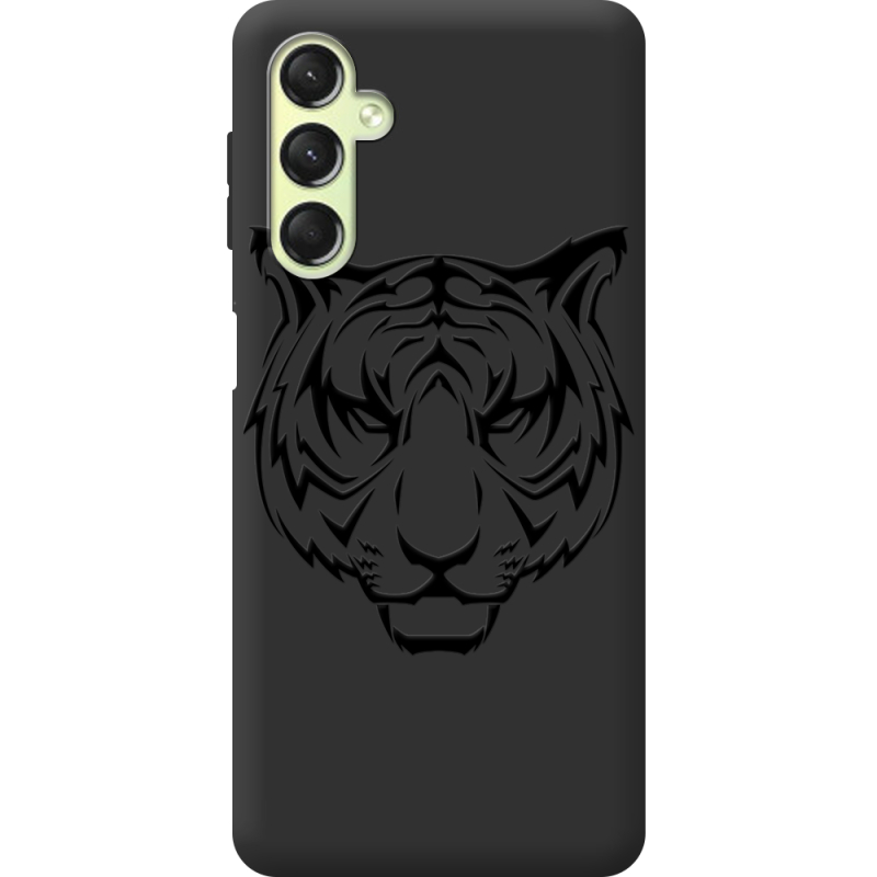 Черный чехол BoxFace Samsung Galaxy A24 (A245) Tiger