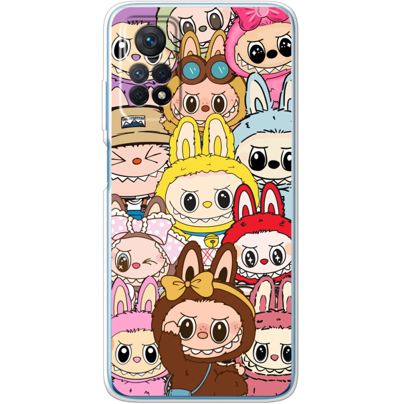 Чехол BoxFace Xiaomi Redmi Note 11E Pro Labubu