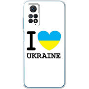 Чехол BoxFace Xiaomi Redmi Note 11E Pro I love Ukraine