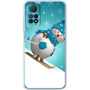 Чехол BoxFace Xiaomi Redmi Note 11E Pro Skier Snowman