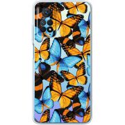 Прозрачный чехол BoxFace Xiaomi Redmi Note 11E Pro Butterfly Morpho