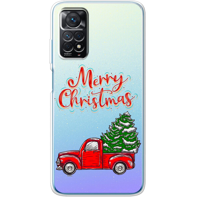 Прозрачный чехол BoxFace Xiaomi Redmi Note 11E Pro Holiday Car