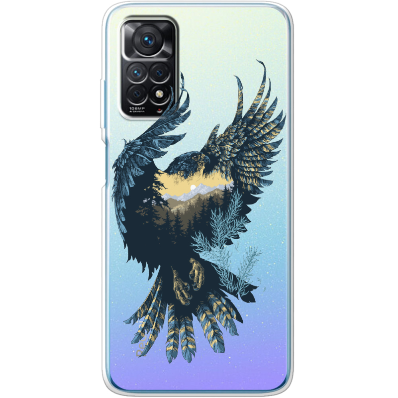 Прозрачный чехол BoxFace Xiaomi Redmi Note 11E Pro Eagle