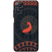 Черный чехол BoxFace Xiaomi Redmi Note 11E Pro Ornament