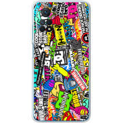 Чехол BoxFace Xiaomi Redmi Note 12 Pro 4G Multicolored Inscriptions