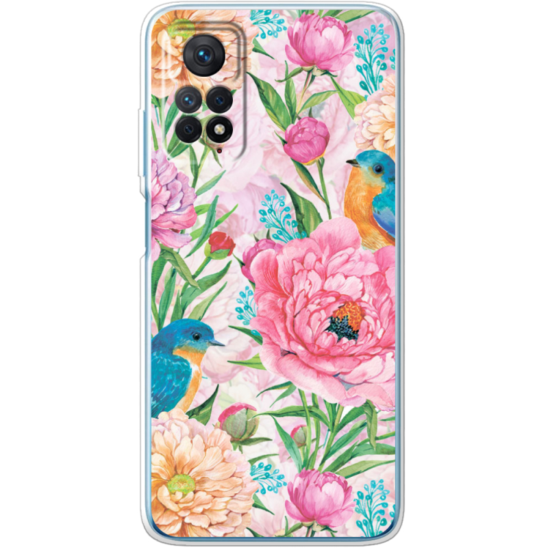 Чехол BoxFace Xiaomi Redmi Note 12 Pro 4G Birds in Flowers