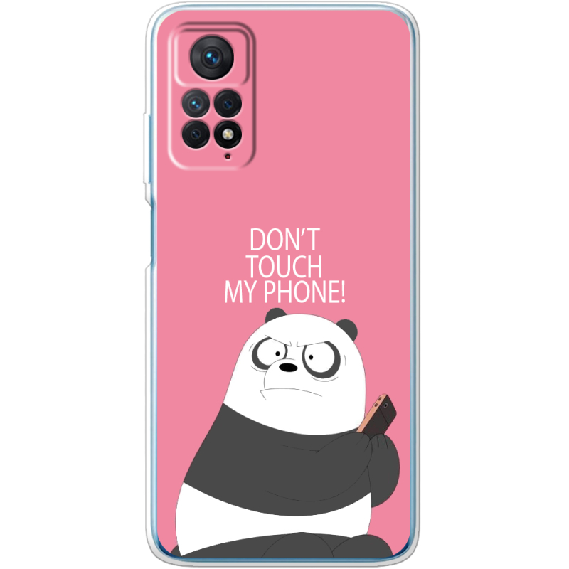 Чехол BoxFace Xiaomi Redmi Note 12 Pro 4G Dont Touch My Phone Panda