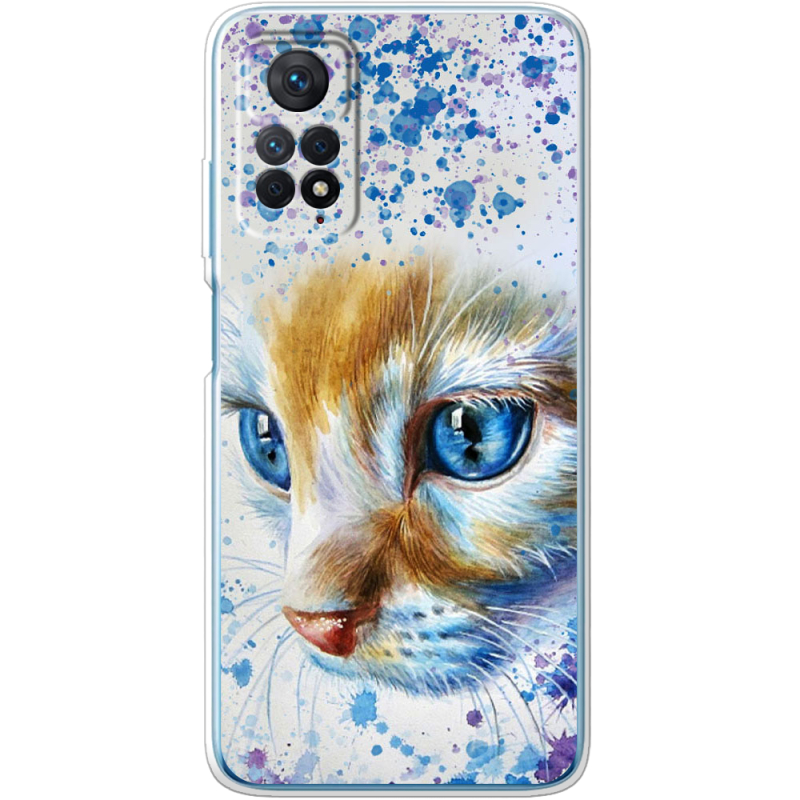 Чехол BoxFace Xiaomi Redmi Note 12 Pro 4G Голубоглазый Кот
