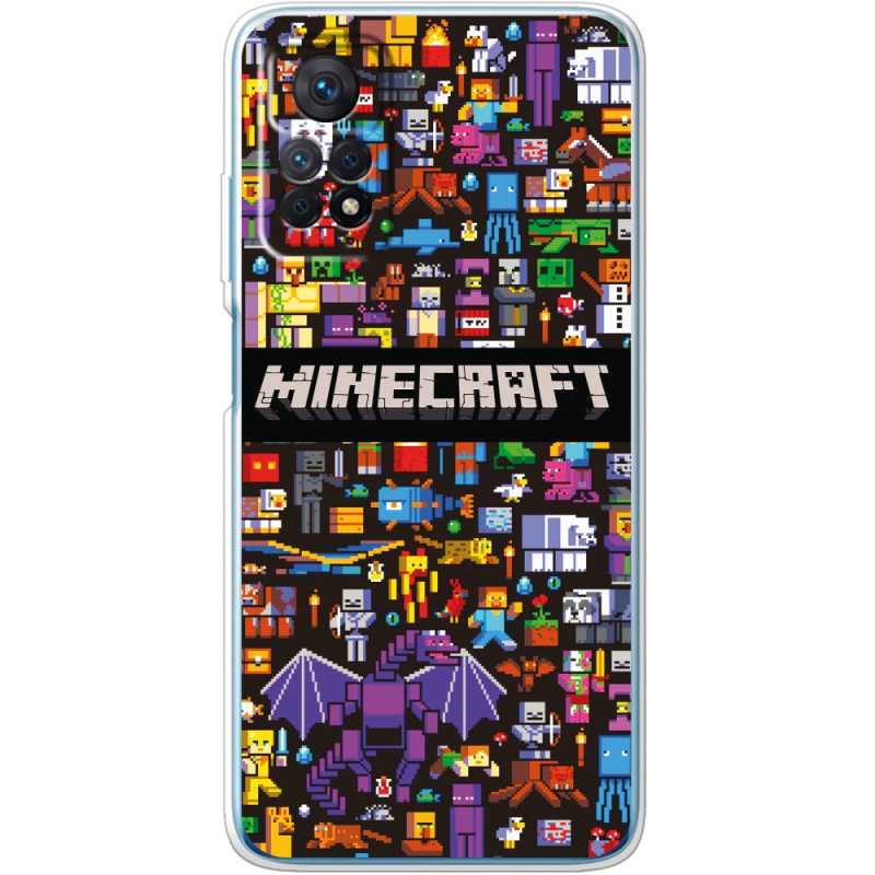 Чехол BoxFace Xiaomi Redmi Note 12 Pro 4G Minecraft Mobbery