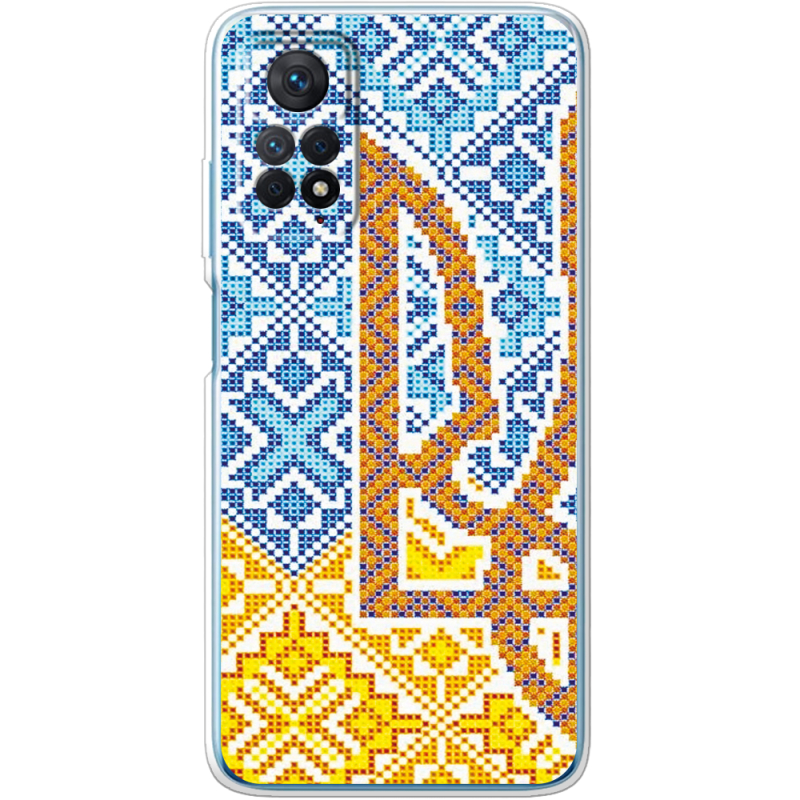 Чехол BoxFace Xiaomi Redmi Note 12 Pro 4G Тризуб Вишивка
