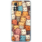Чехол BoxFace Xiaomi Redmi Note 12 Pro 4G Котики муркотики