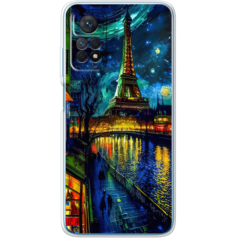 Чехол BoxFace Xiaomi Redmi Note 12 Pro 4G Сяйво над Парижем