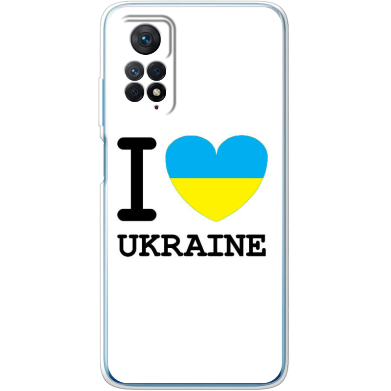 Чехол BoxFace Xiaomi Redmi Note 12 Pro 4G I love Ukraine