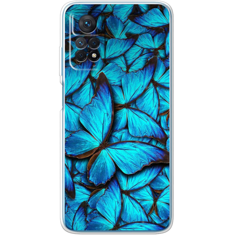 Чехол BoxFace Xiaomi Redmi Note 12 Pro 4G лазурные бабочки