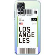 Прозрачный чехол BoxFace Xiaomi Redmi Note 12 Pro 4G Ticket Los Angeles