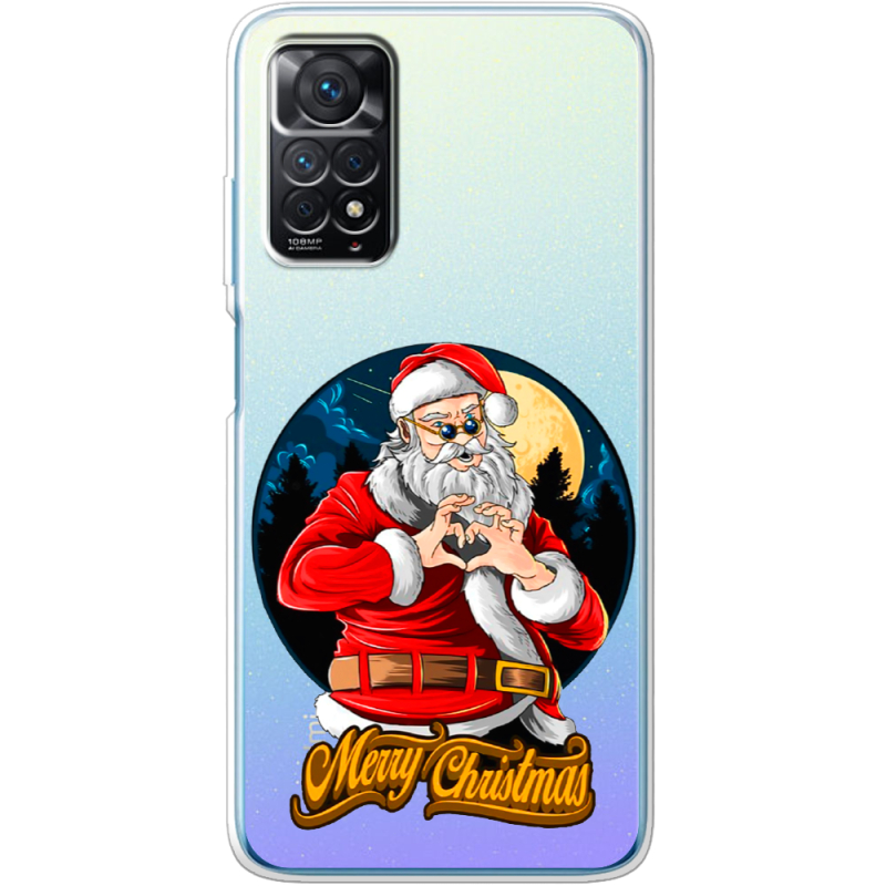 Прозрачный чехол BoxFace Xiaomi Redmi Note 12 Pro 4G Cool Santa