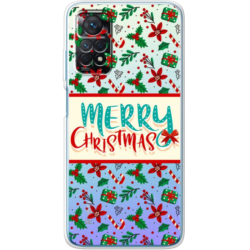 Прозрачный чехол BoxFace Xiaomi Redmi Note 12 Pro 4G Vintage Christmas Pattern