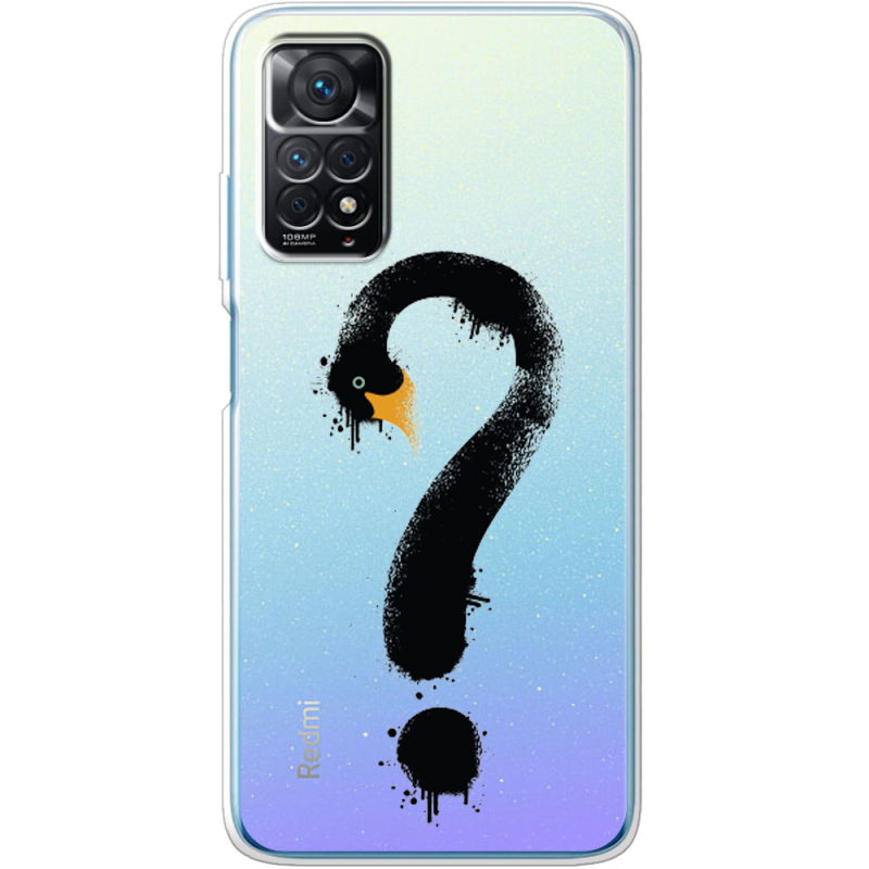 Прозрачный чехол BoxFace Xiaomi Redmi Note 12 Pro 4G Swan question