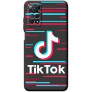 Черный чехол BoxFace Xiaomi Redmi Note 12 Pro 4G Tik Tok