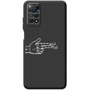 Черный чехол BoxFace Xiaomi Redmi Note 12 Pro 4G Pew Pew