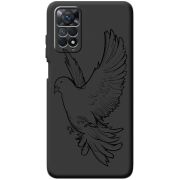 Черный чехол BoxFace Xiaomi Redmi Note 12 Pro 4G Dove