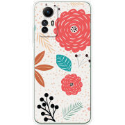 Чехол BoxFace Xiaomi Redmi Note 12S Line Flowers