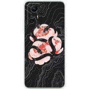 Чехол BoxFace Xiaomi Redmi Note 12S Snake Rose