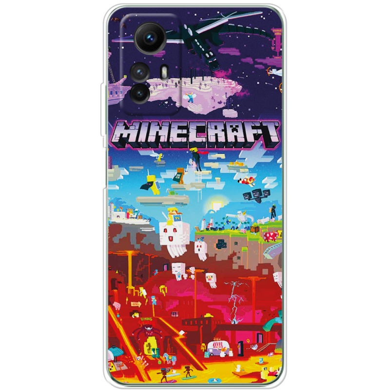 Чехол BoxFace Xiaomi Redmi Note 12S Minecraft World Beyond