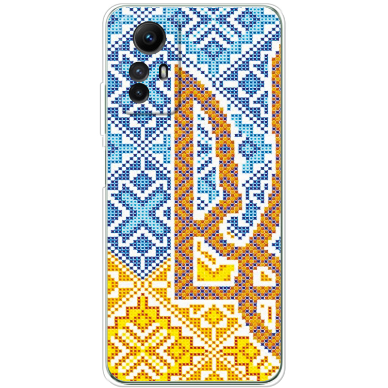 Чехол BoxFace Xiaomi Redmi Note 12S Тризуб Вишивка