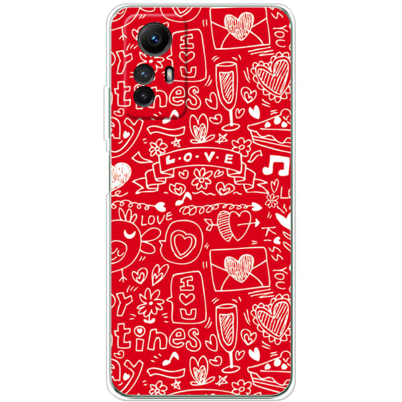 Чехол BoxFace Xiaomi Redmi Note 12S Happy Valentines