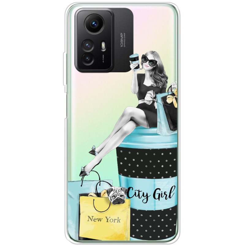 Прозрачный чехол BoxFace Xiaomi Redmi Note 12S City Girl