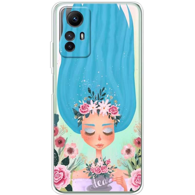 Прозрачный чехол BoxFace Xiaomi Redmi Note 12S Blue Hair