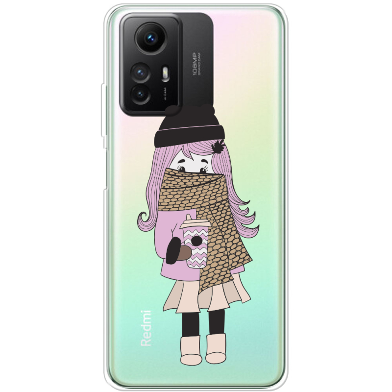 Прозрачный чехол BoxFace Xiaomi Redmi Note 12S Winter Morning Girl