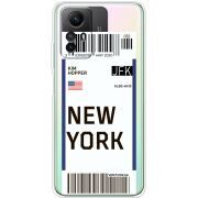 Прозрачный чехол BoxFace Xiaomi Redmi Note 12S Ticket New York