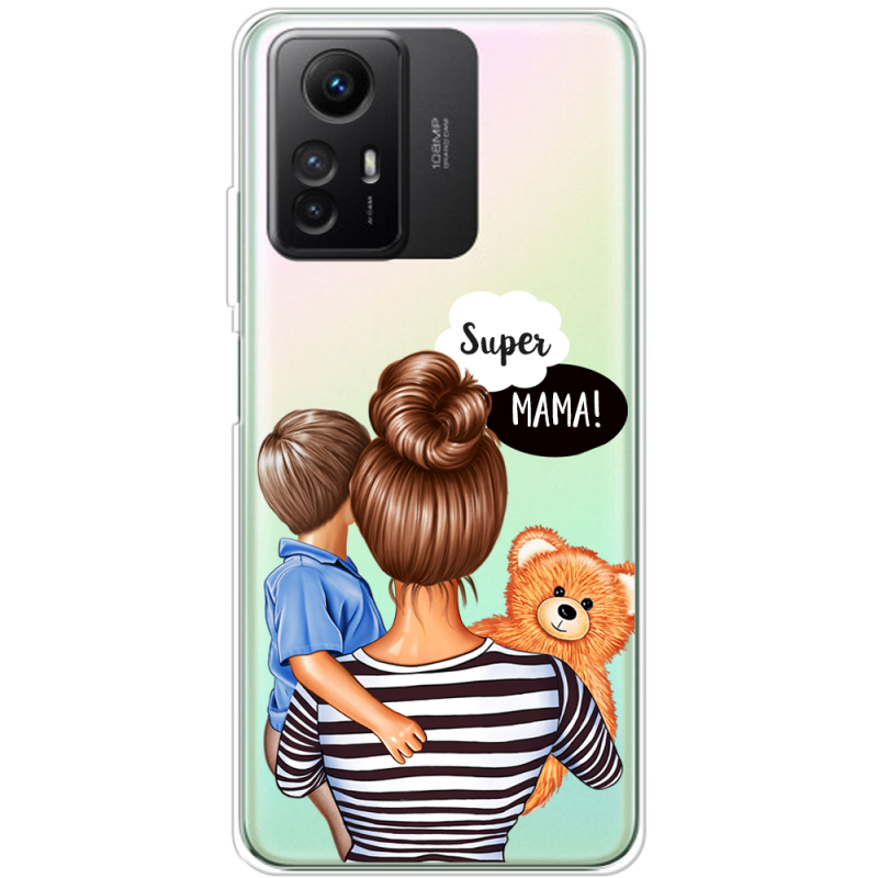 Прозрачный чехол BoxFace Xiaomi Redmi Note 12S Super Mama and Son