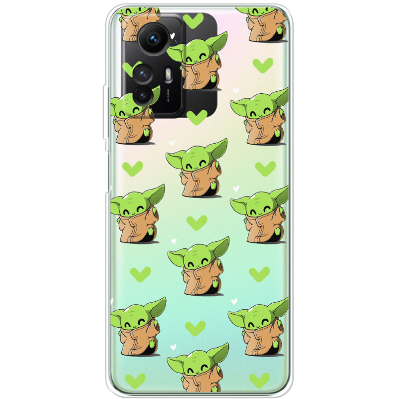 Прозрачный чехол BoxFace Xiaomi Redmi Note 12S Pattern Baby Yoda