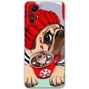 Прозрачный чехол BoxFace Xiaomi Redmi Note 12S Winter Puggy