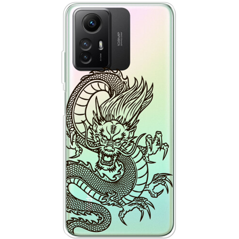 Прозрачный чехол BoxFace Xiaomi Redmi Note 12S Chinese Dragon