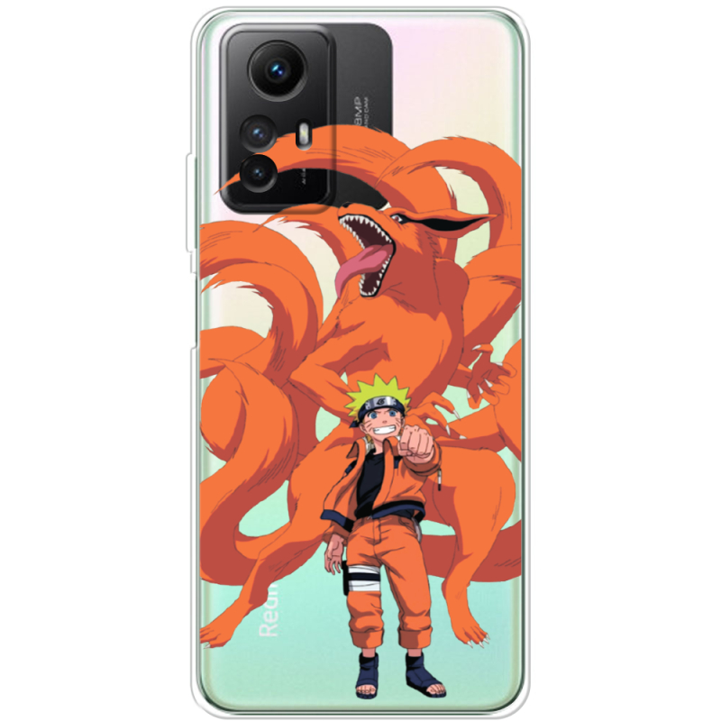 Прозрачный чехол BoxFace Xiaomi Redmi Note 12S Naruto and Kurama