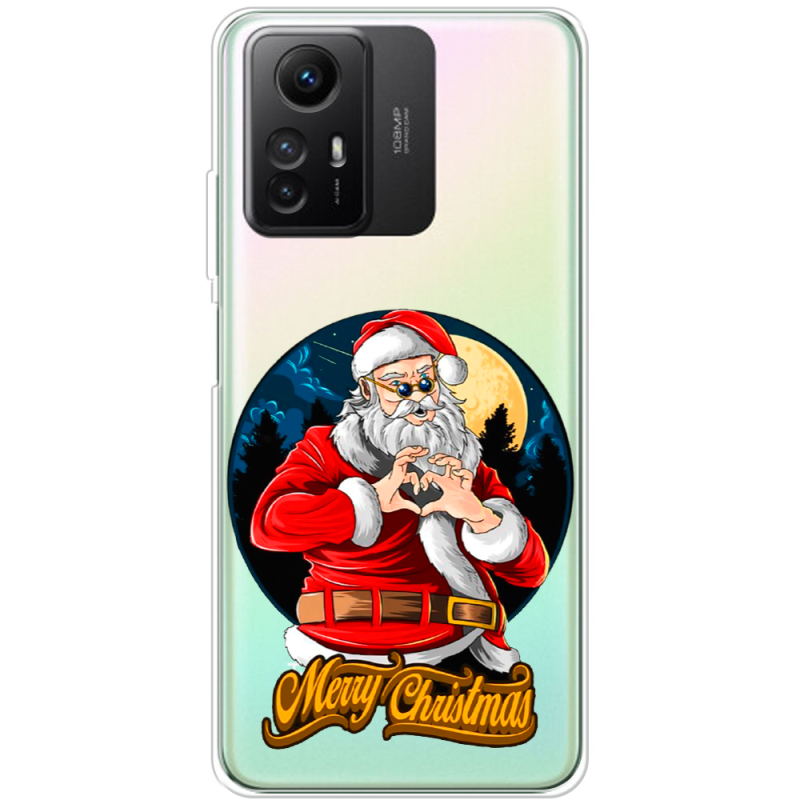 Прозрачный чехол BoxFace Xiaomi Redmi Note 12S Cool Santa