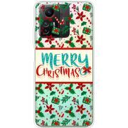 Прозрачный чехол BoxFace Xiaomi Redmi Note 12S Vintage Christmas Pattern