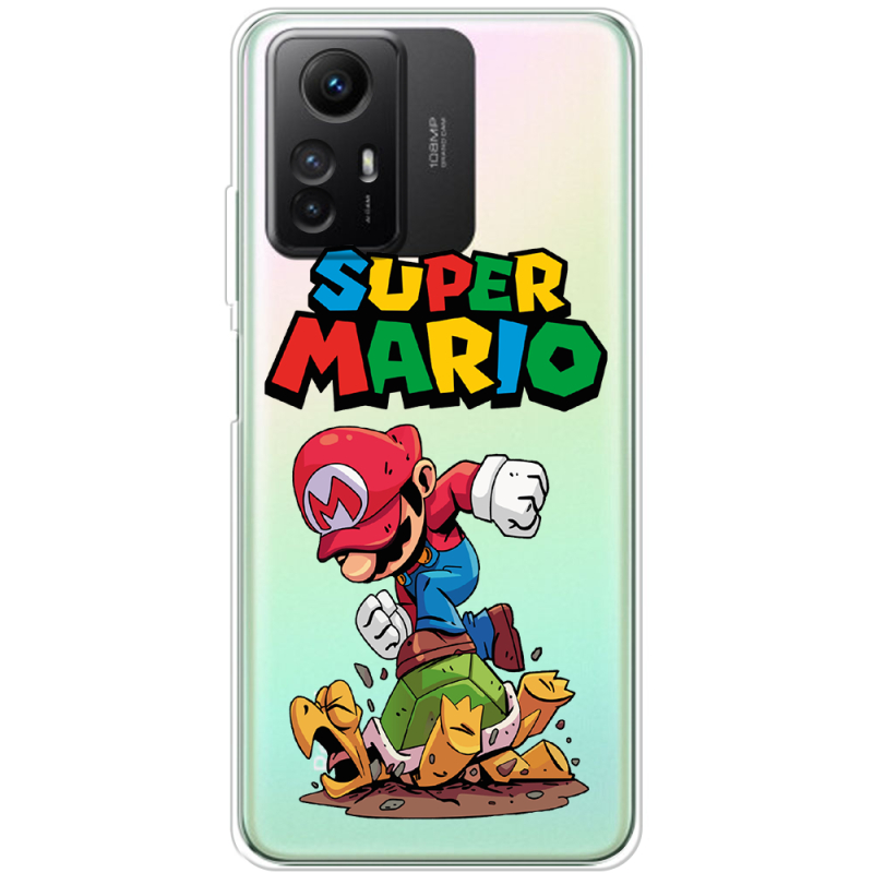 Прозрачный чехол BoxFace Xiaomi Redmi Note 12S Super Mario