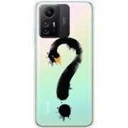 Прозрачный чехол BoxFace Xiaomi Redmi Note 12S Swan question