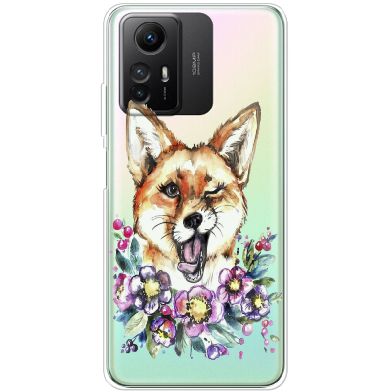 Прозрачный чехол BoxFace Xiaomi Redmi Note 12S Winking Fox